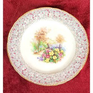 Sutherland China Woodland Dell Small Plate Beautiful English Scene CT323